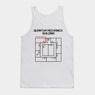 Black Quantum Mechanics Building Tank Top